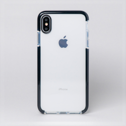 아이폰 XS MAX 투명 범퍼케이스(블랙)