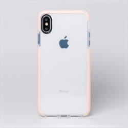아이폰 XS MAX 투명 범퍼케이스(핑크)